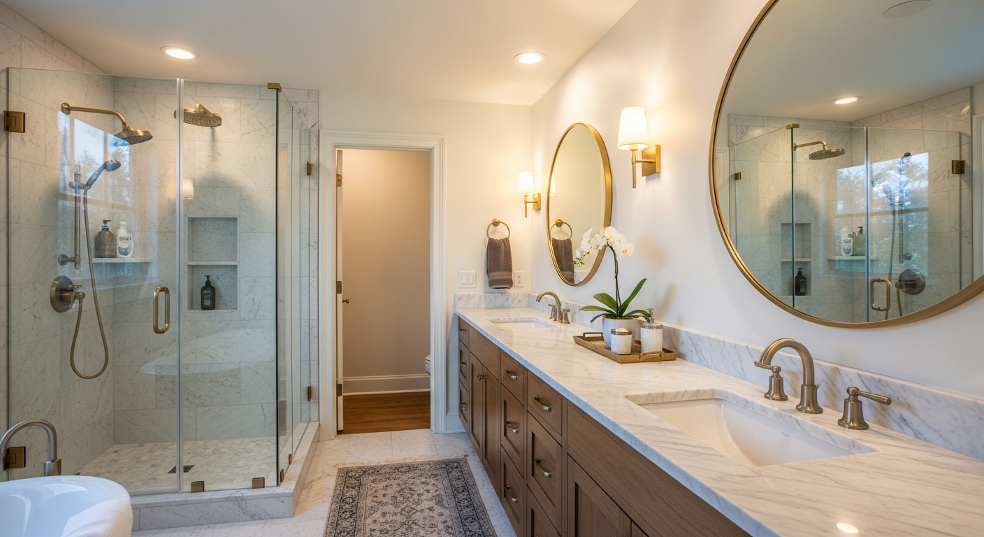 One-Day Bath Remodels project in Travelers Rest, SC by Four Seasons Building & Remodeling