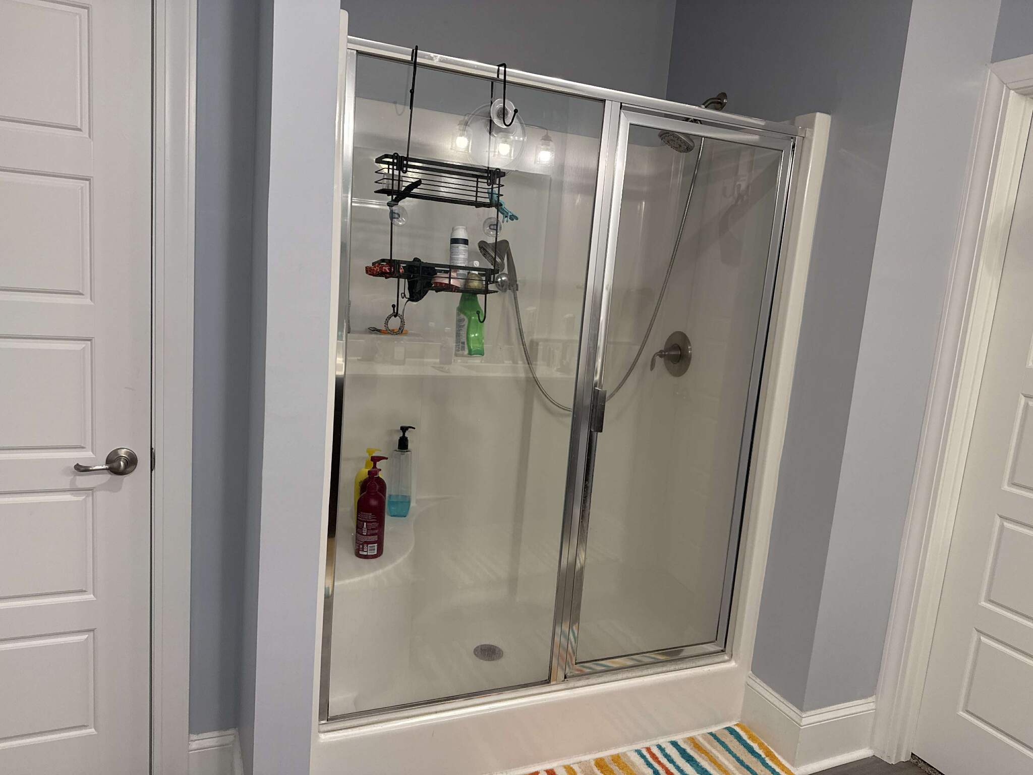 Before: Shower-to-Tub Conversion with Acrylic Wall System