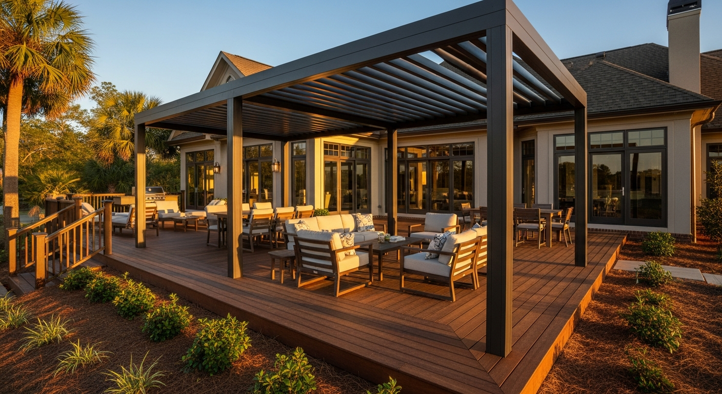 Decks & Pergolas project in Travelers Rest, SC by Four Seasons Building & Remodeling