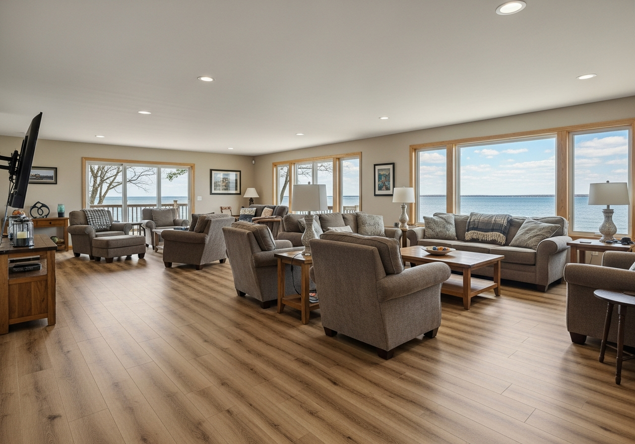 Whole-Home Luxury Vinyl Plank — Pet & Lake-House Ready